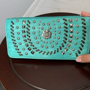 GAUGE TEAL WALLET